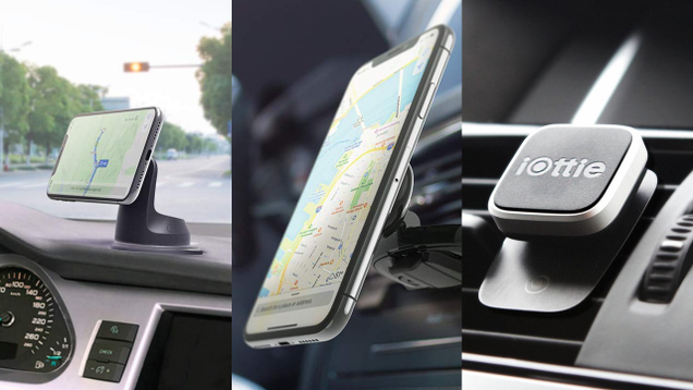 iOttie iTap 2 Magnetic Car Mount | $20 | AmazoniOttie iTap 2 Magnetic CD Slot Mount | $20 | AmazoniOttie iTap Magnetic Vent Mount | $12 | Amazon